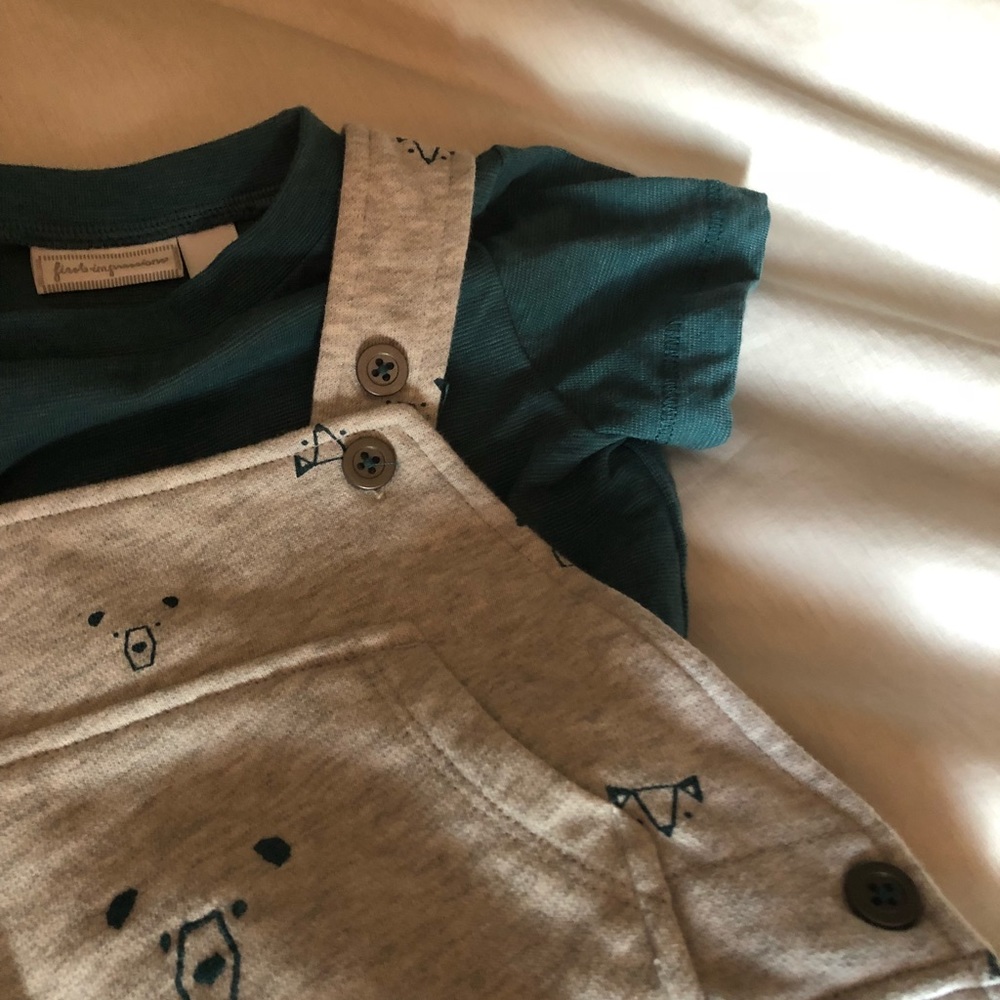 Overall Short Set - 24 mos (Gently Used) - Picture 6 of 7